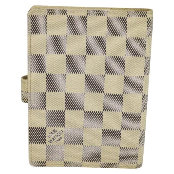 LOUIS VUITTON Damier Azur Agenda PM Day Planner Cover R20706 LV Auth ki5735 - Picture 3 of 16
